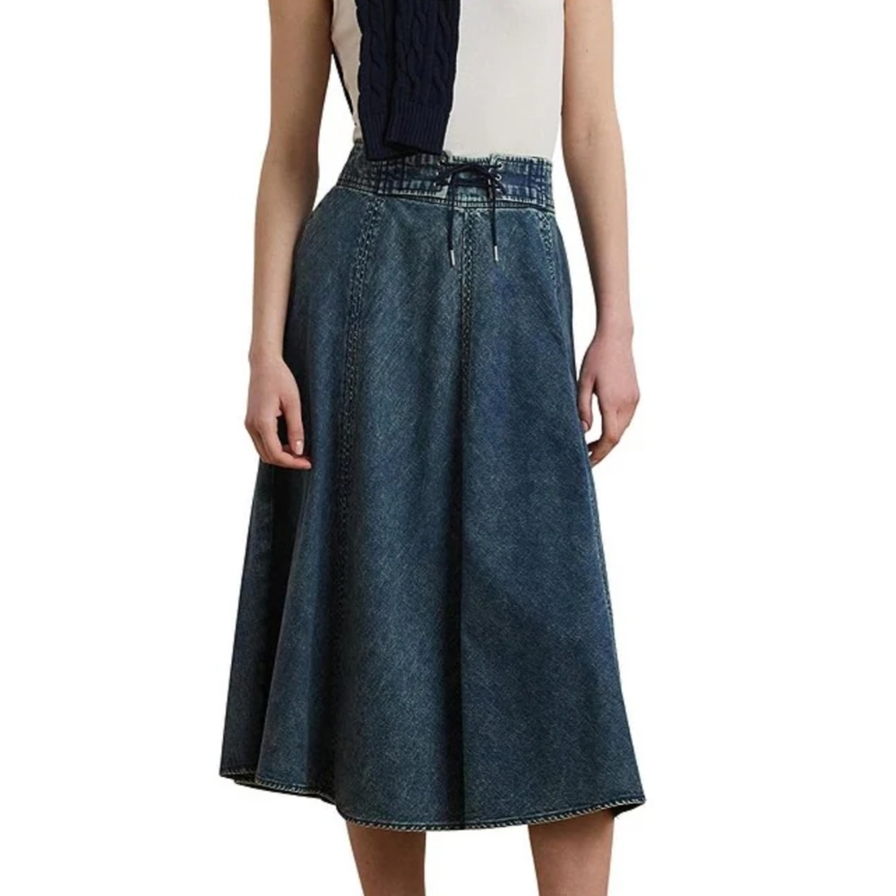 Ralph Lauren A-Line Denim Skirt